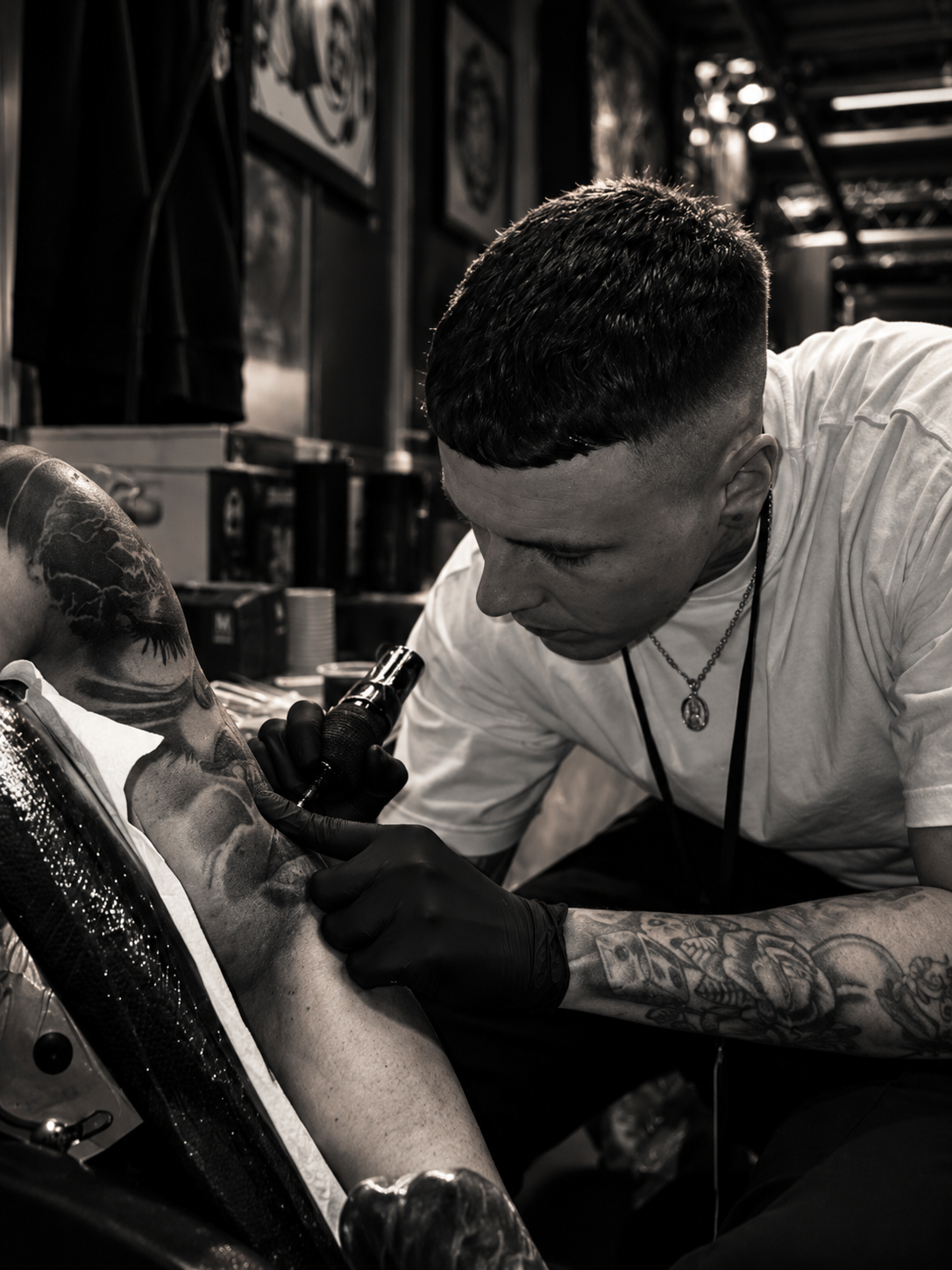 Sacred City Tattoo studio and artwork